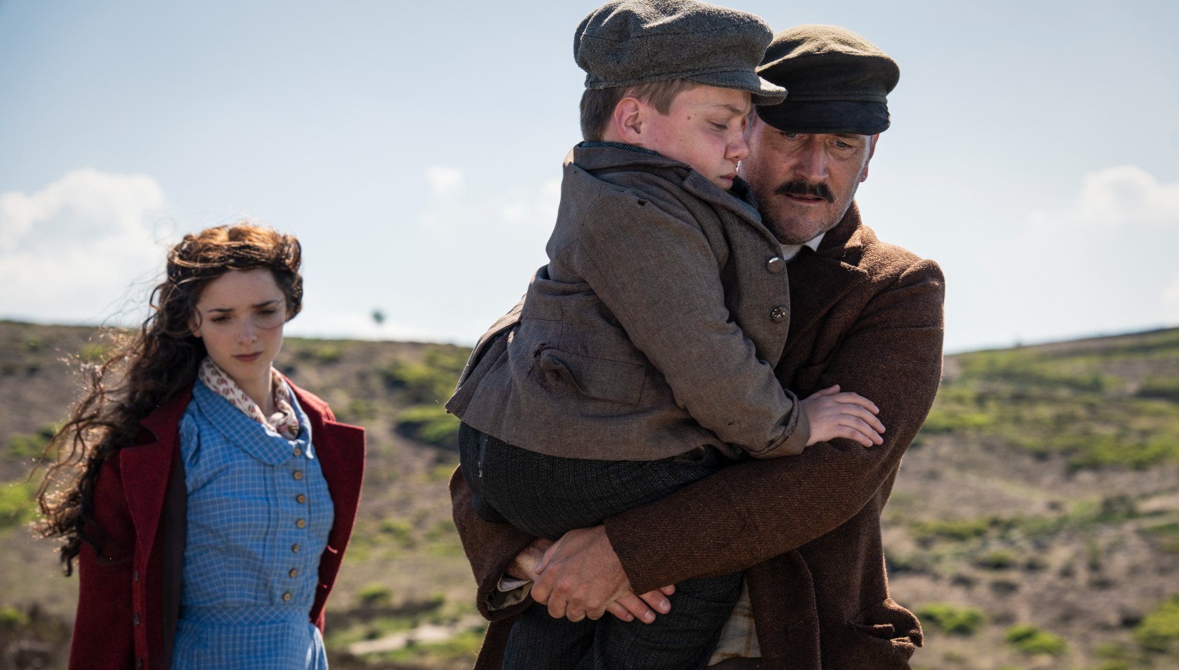 The Harte family in A Woman of Substance on Channel 4