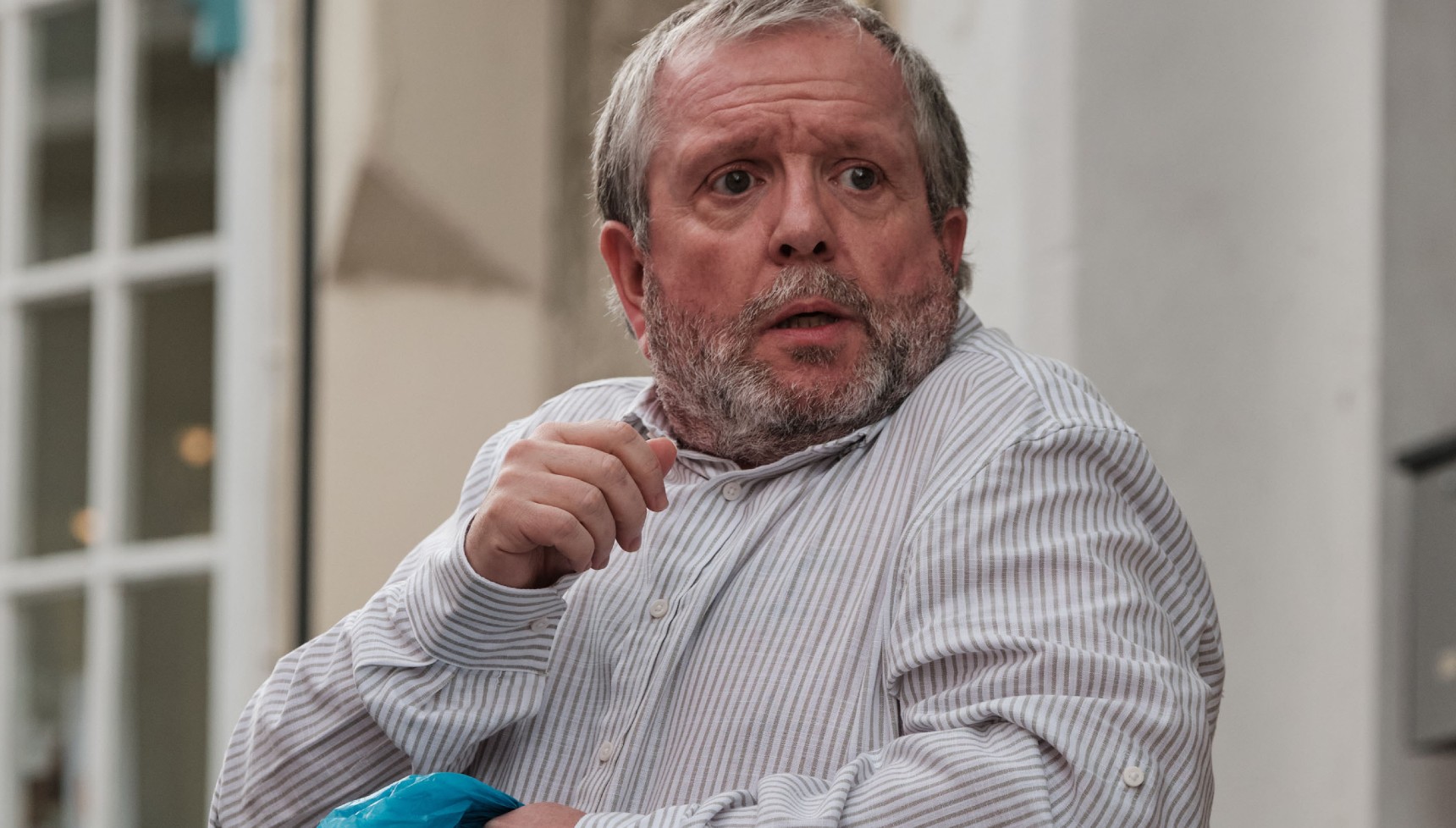 Welsh actor Wayne Cater plays Dafydd Bevan in Beyond Paradise