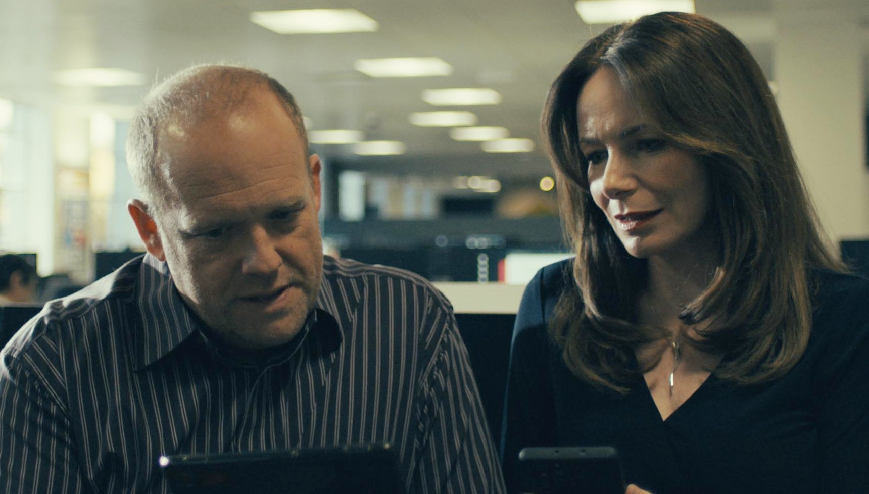 Claire Calbraith as Victoria in power the downfall of huw edwards