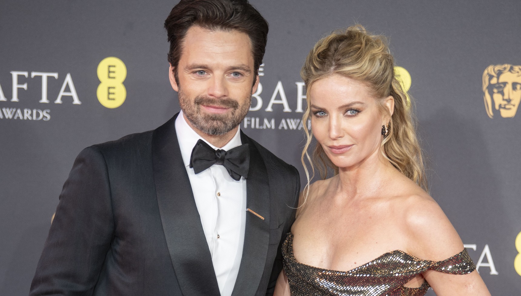 Annabelle Wallis and Sebastian Stan at the BAFTAs