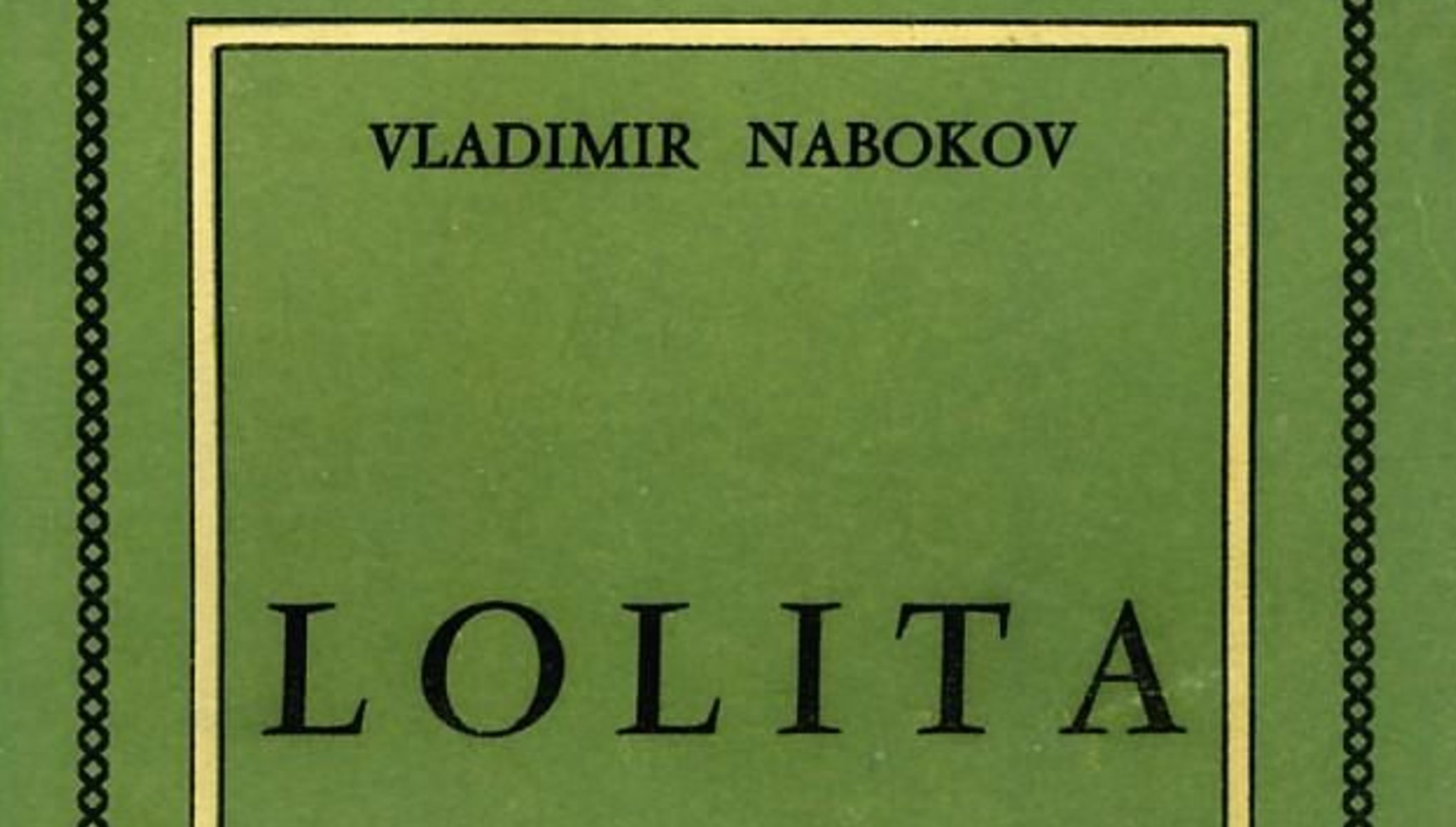 The front cover of the Lolita book