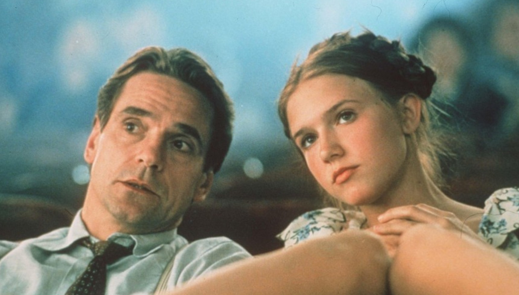 Jeremy Irons and Dominique Swain in Lolita
