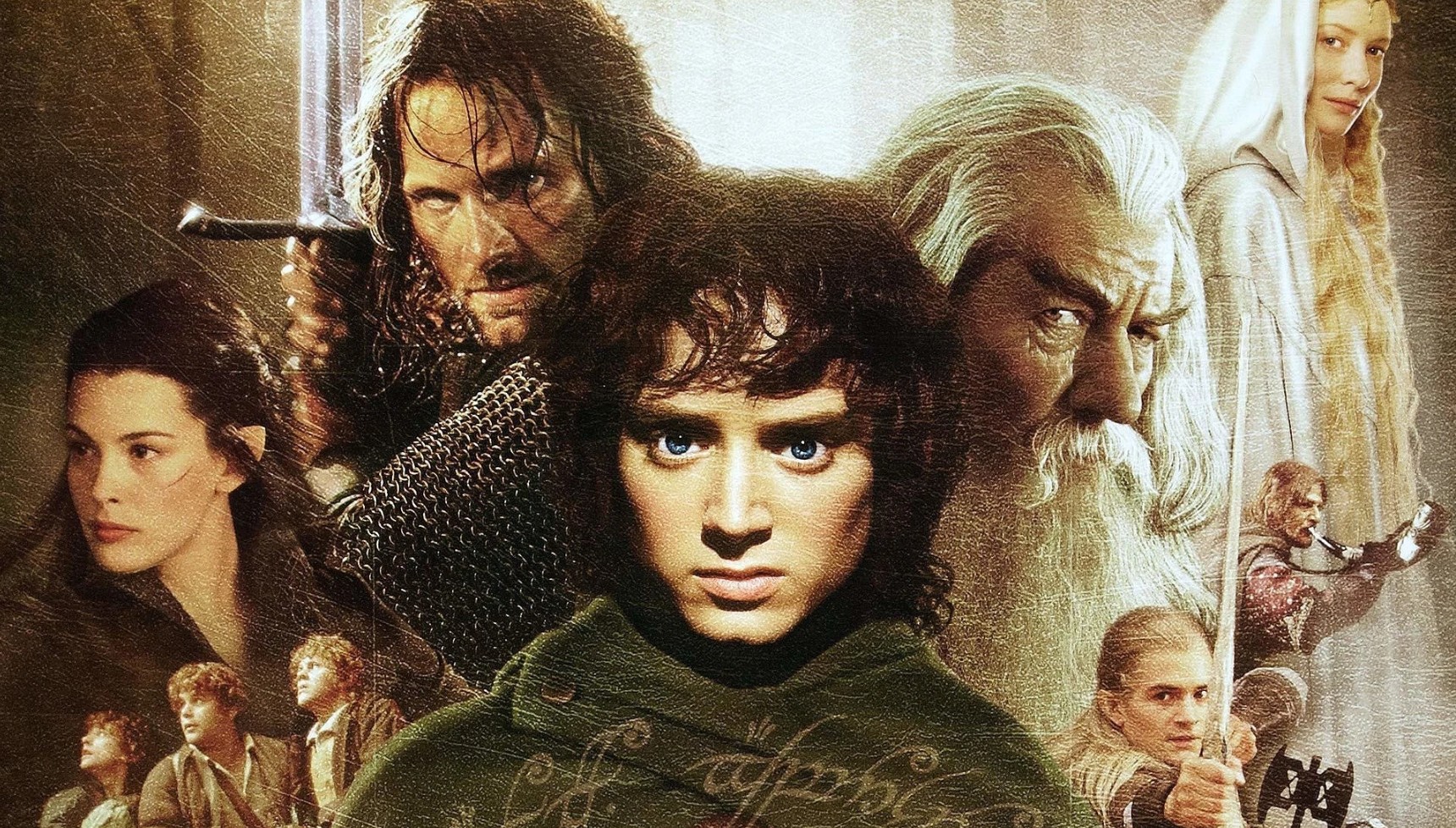 The cast of the Lord of the Rings trilogy