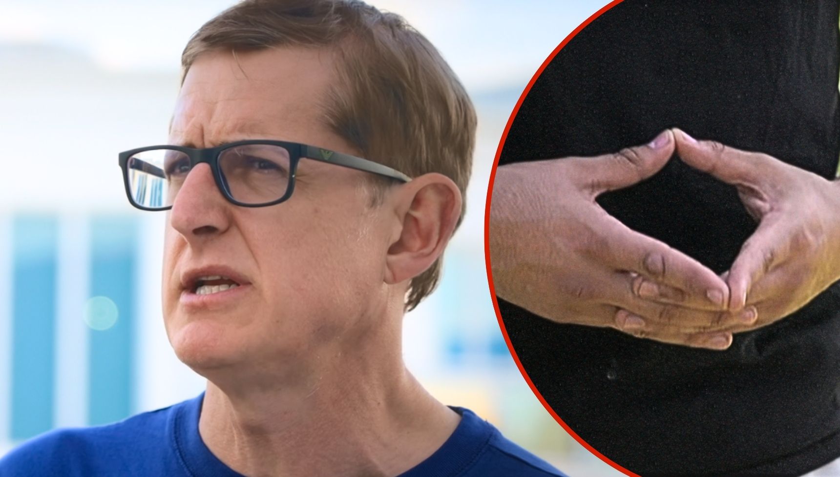 The secret 'violent' meaning behind Andrew Tate's hand gesture seen in Louis Theroux: Inside the Manosphere