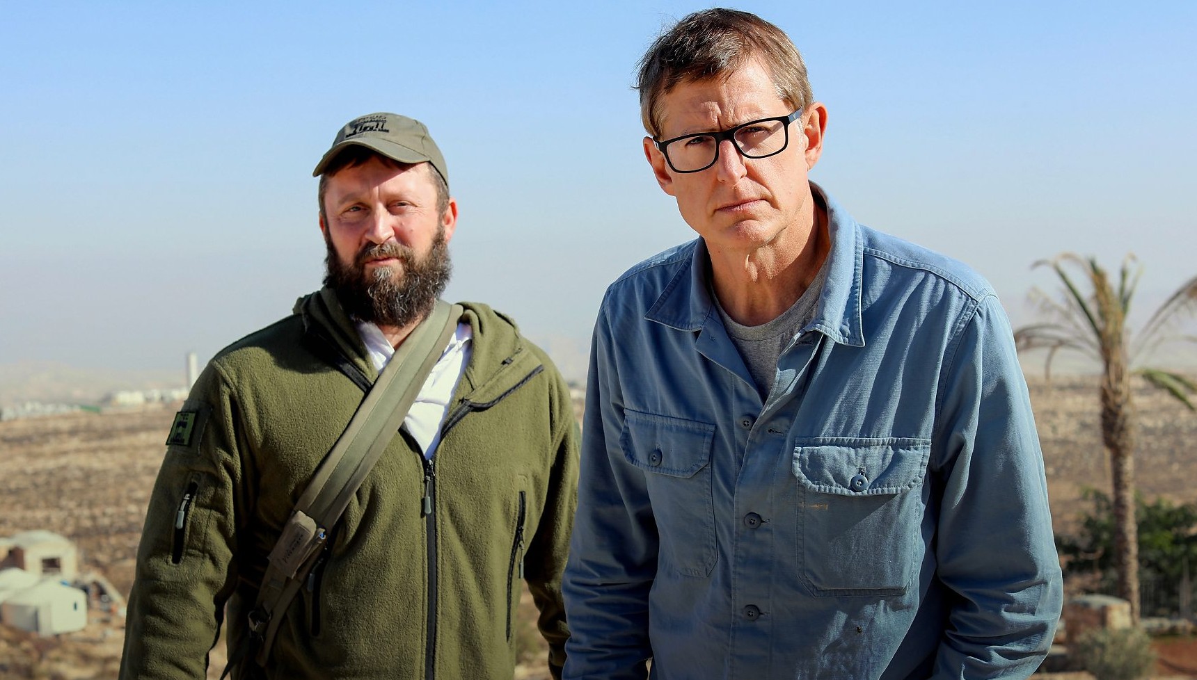 Louis Theroux and Ari Abramowitz in The Settlers