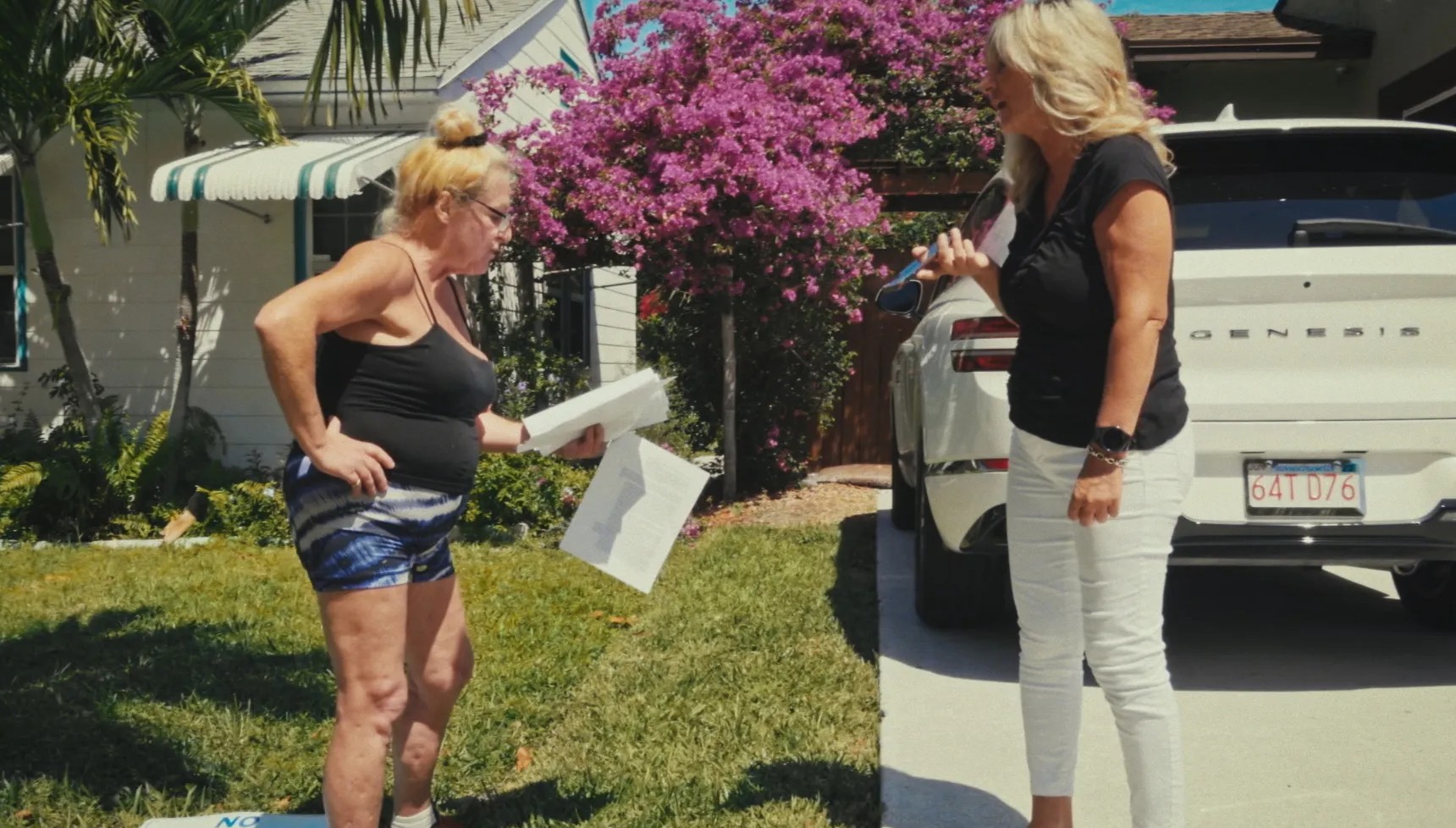Two neighbours arguing in Neighbors