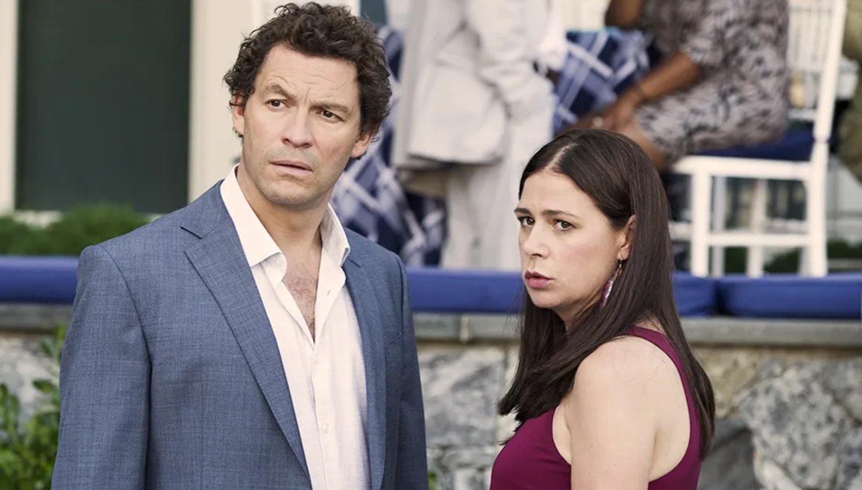 Dominic West and Maura Tierney in The Affair