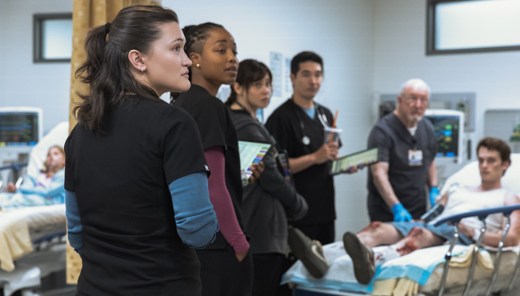 The doctors in The Pitt season 2