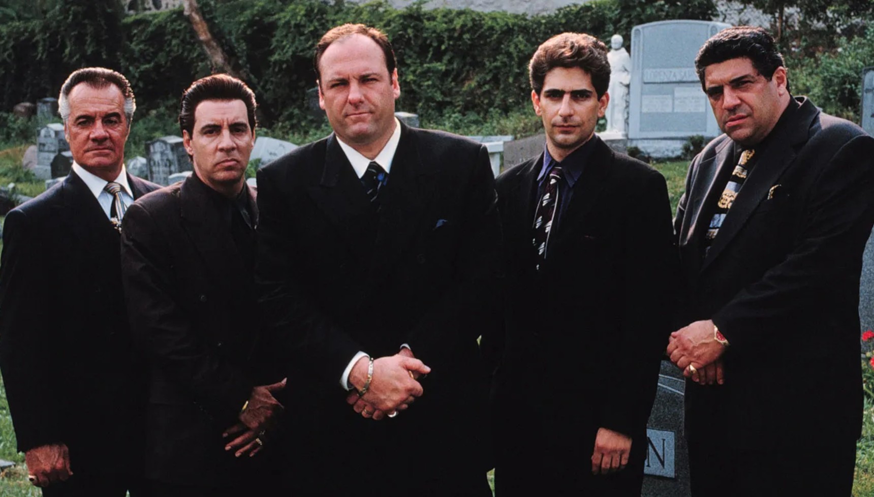 Tony Soprano and the characters in The Sopranos 