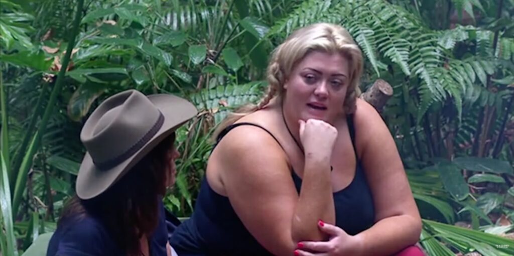 Gemma on I'm A Celeb