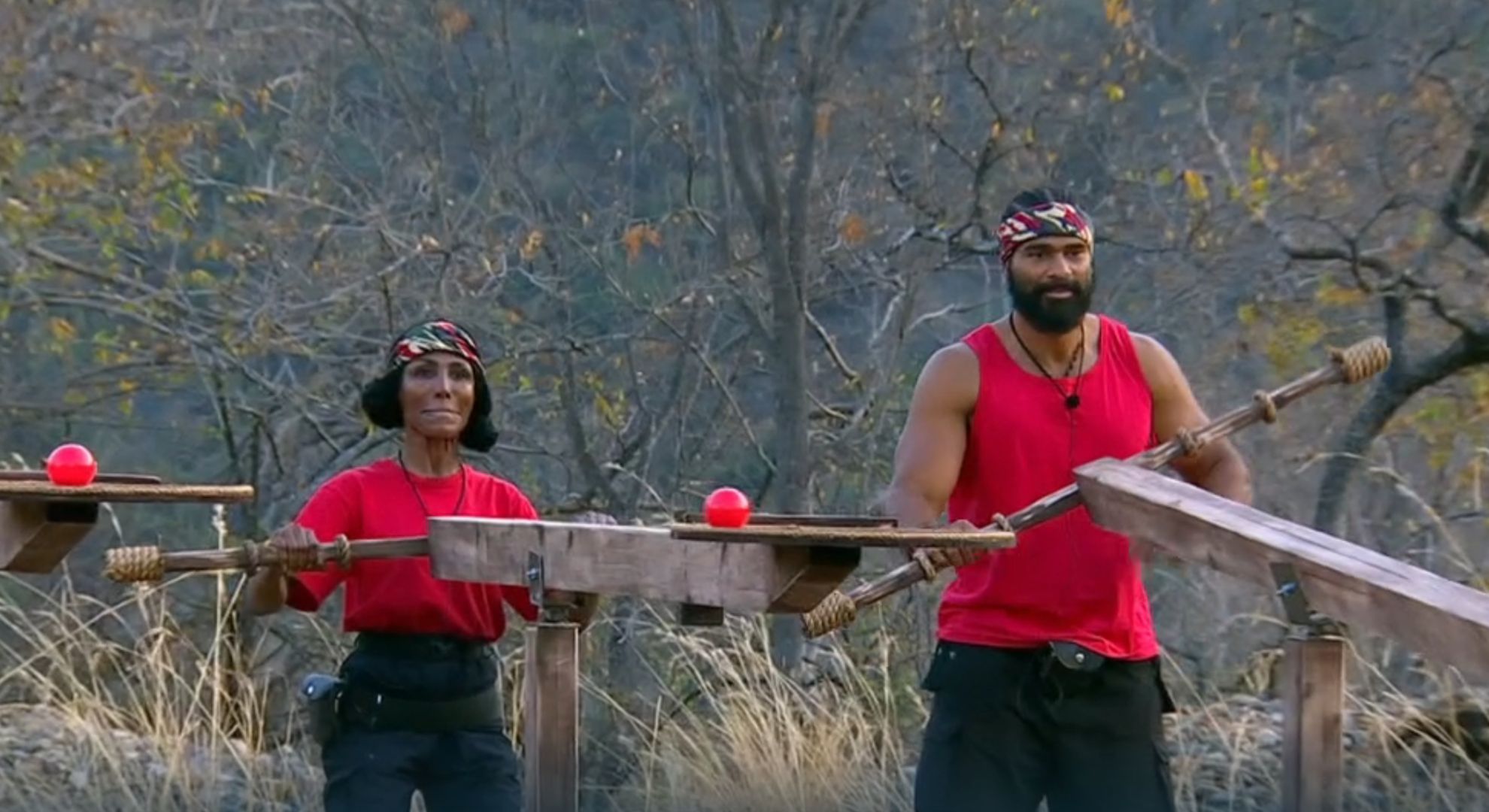 Sinitta and David Haye on I'm A Celebrity