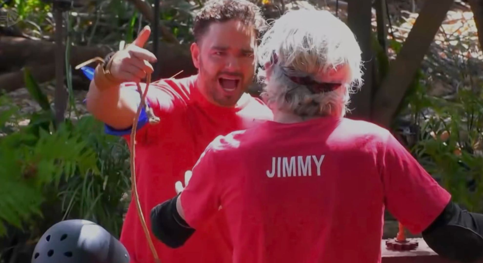 Adam Thomas shouting at Jimmy Bullard