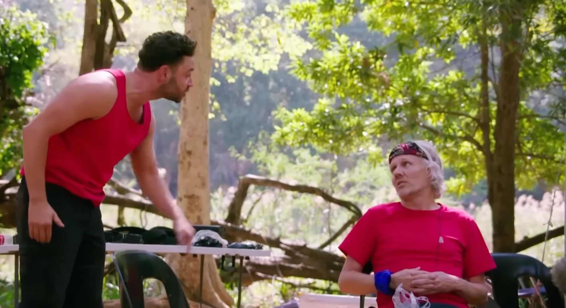 Adam Thomas and Jimmy Bullard on I'm A Celebrity