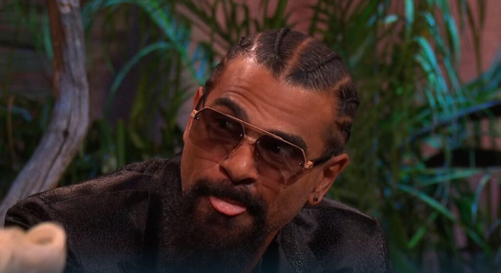 David Haye on I'm A Celebrity