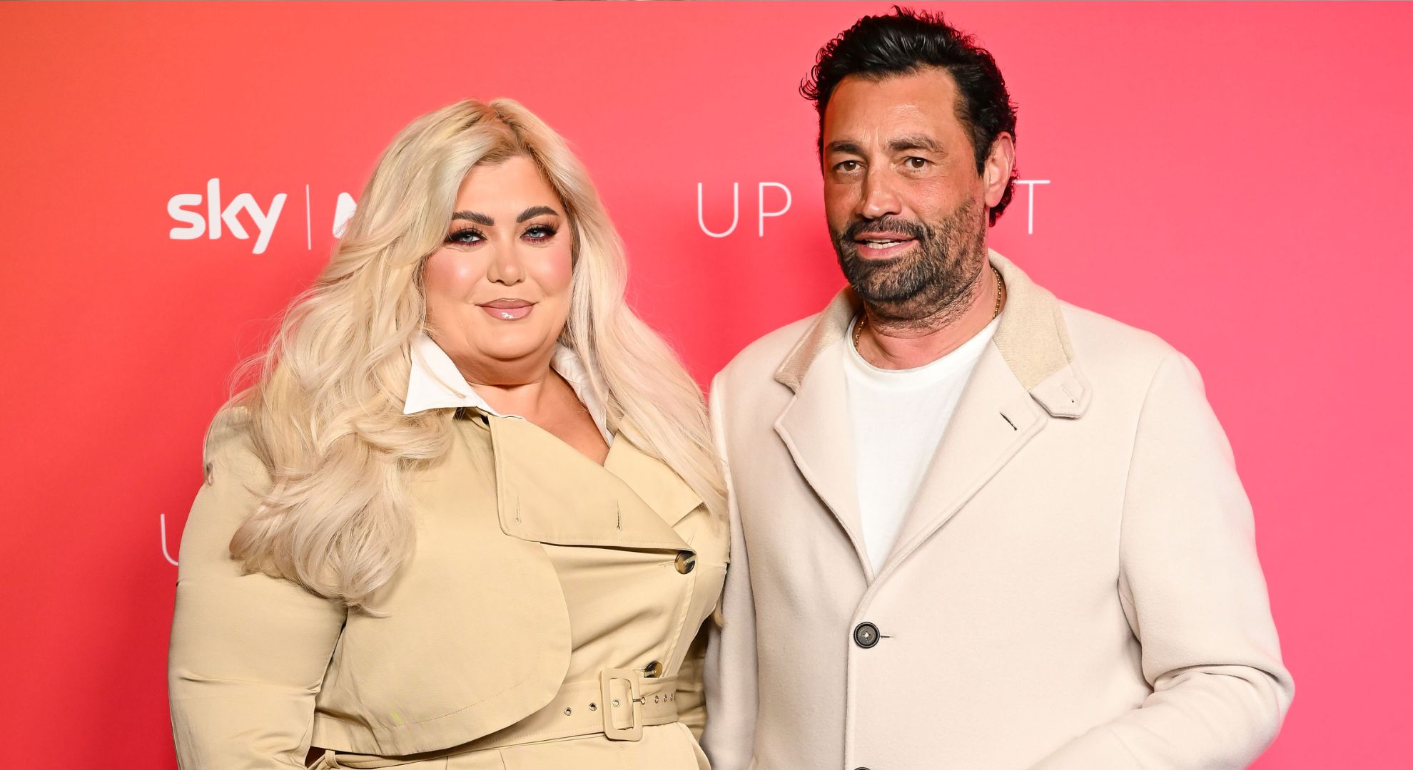 Gemma Collins and Rami Hawash on the red carpet