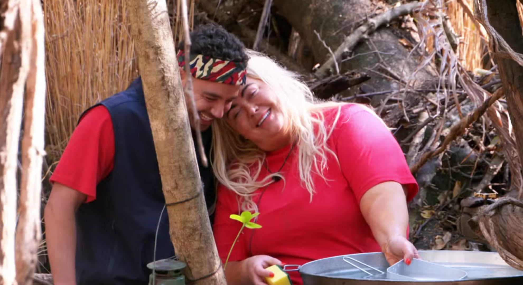 Adam Thomas and Gemma Collins on I'm A Celebrity