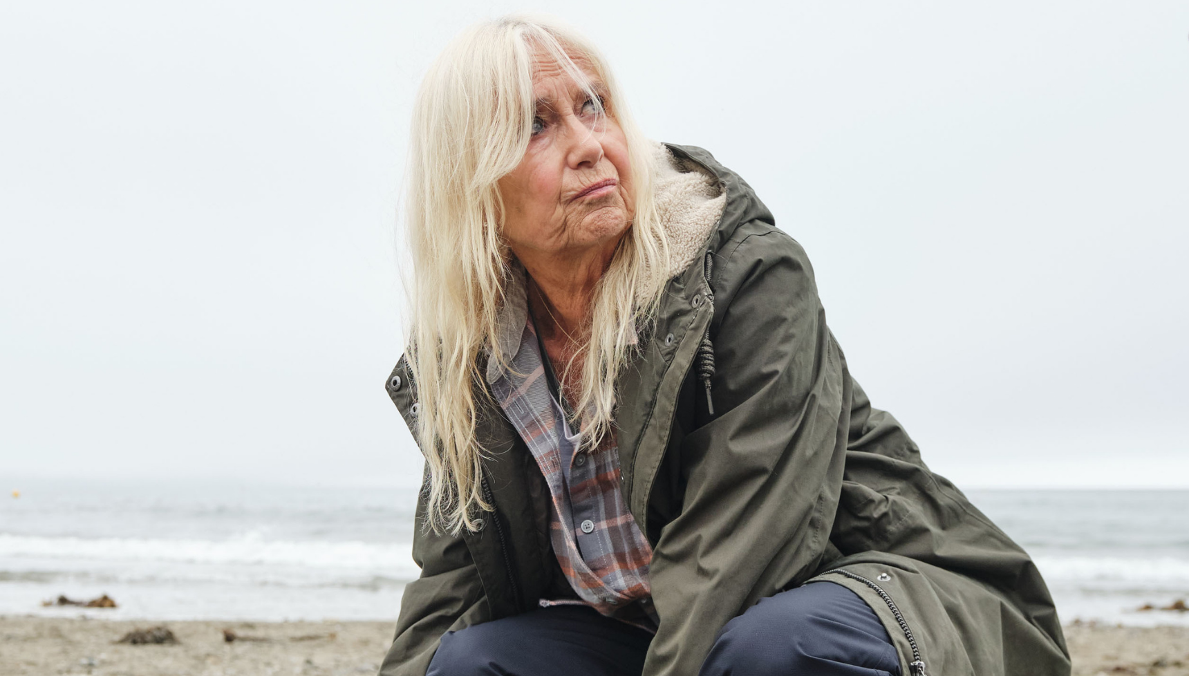Susan George as Dr Mary Rhodes in Beyond Paradise