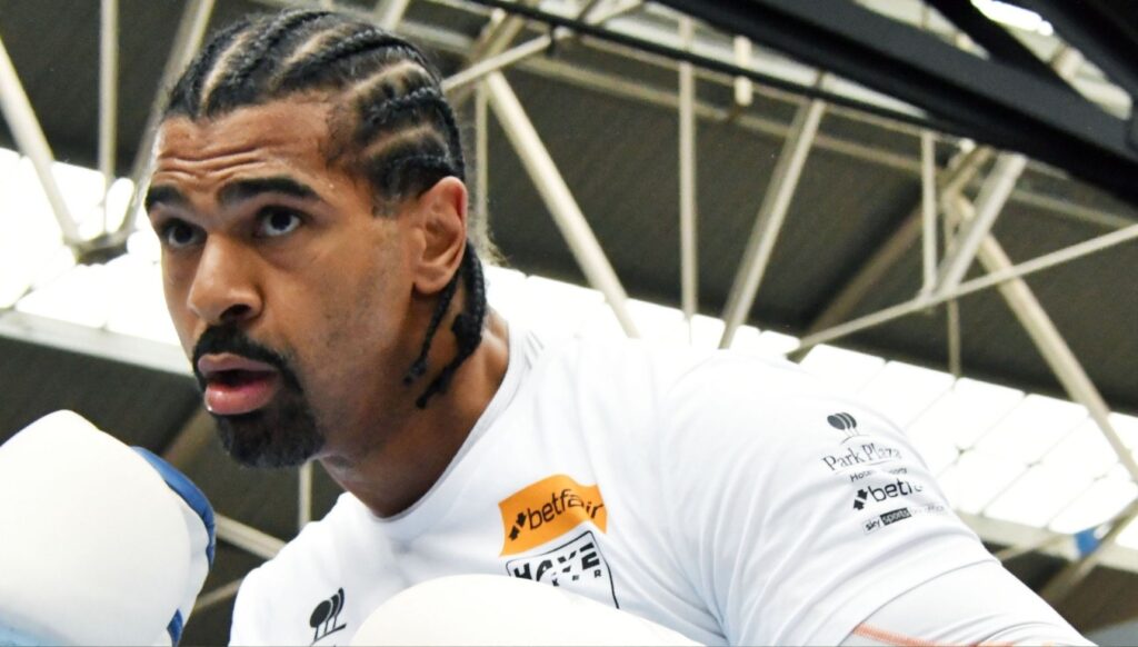 David Haye boxing
