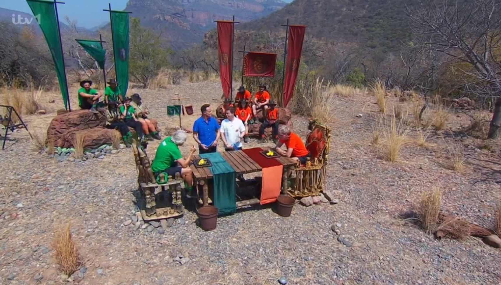 Jimmy and Harry take on eating trial on I'm A Celebrity