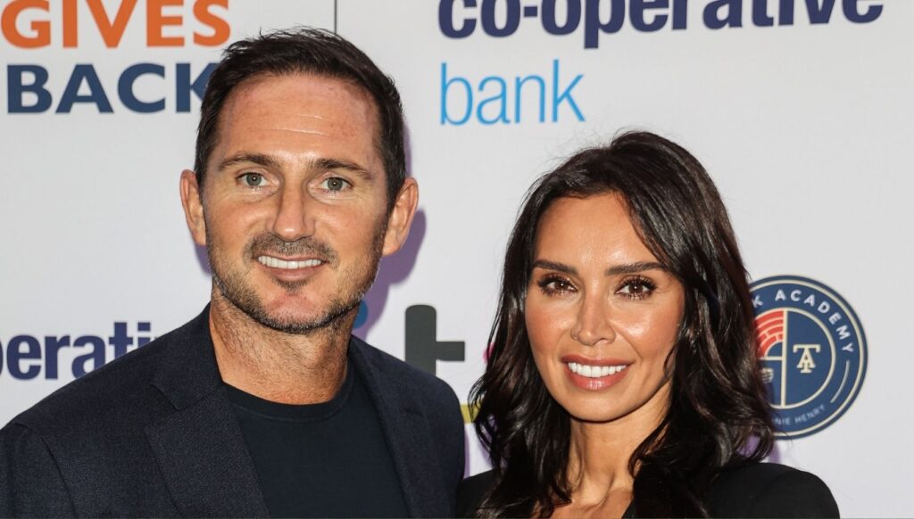 Frank and Christine Lampard posing 