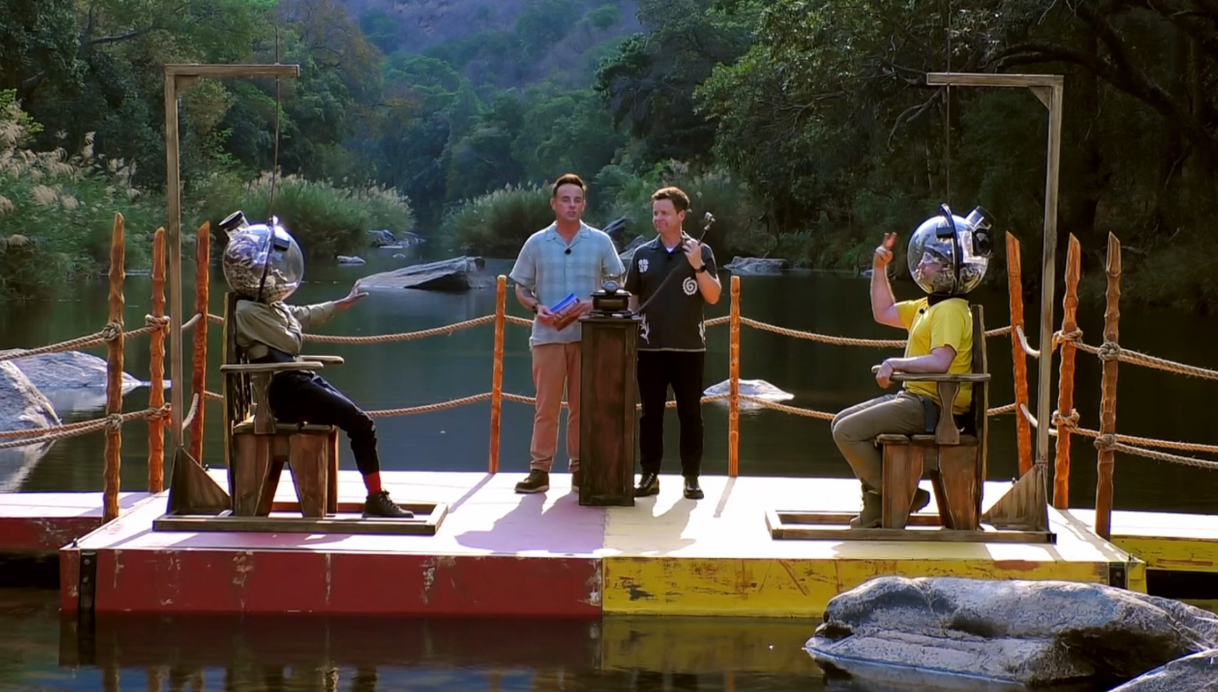 Ant and Dec and Sinitta and Seann Walsh on I'm A Celebrity South Africa