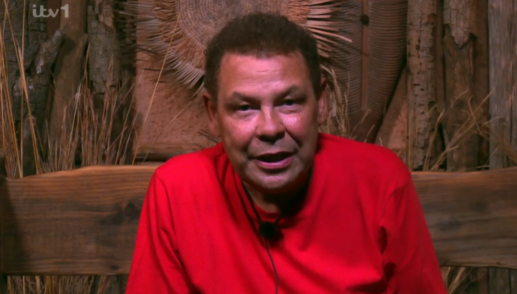 Craig Charles in a red T-shirt