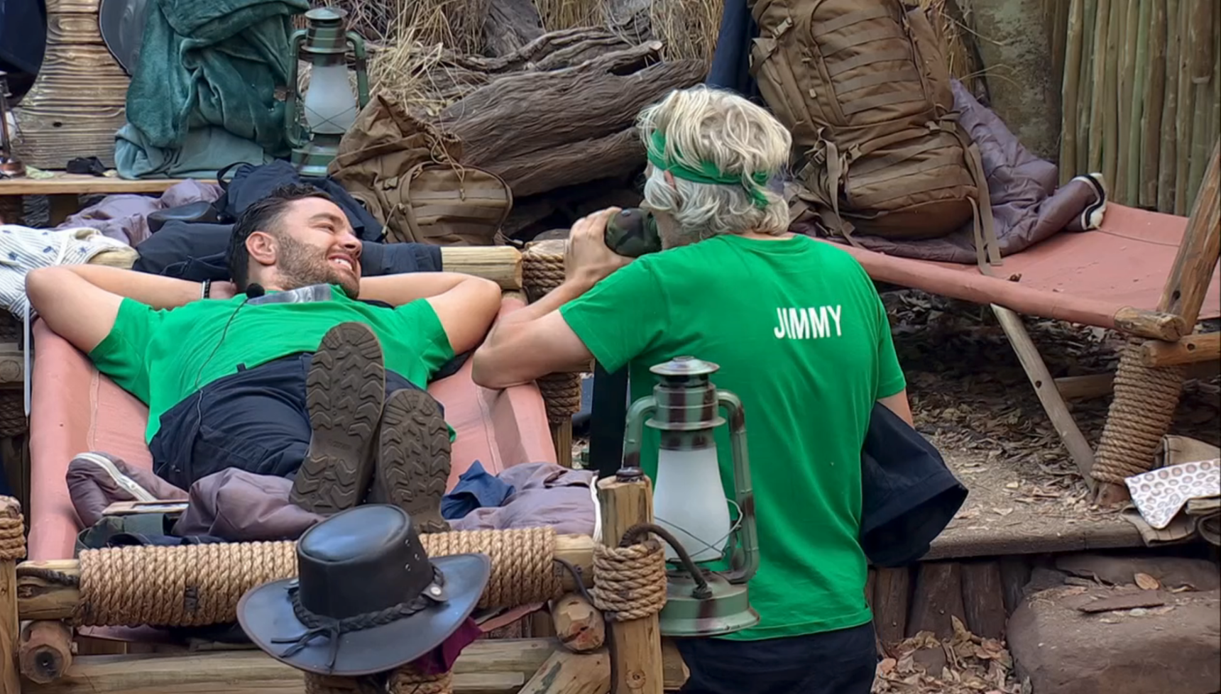 Adam Thomas and Jimmy Bullard on I'm A Celebrity