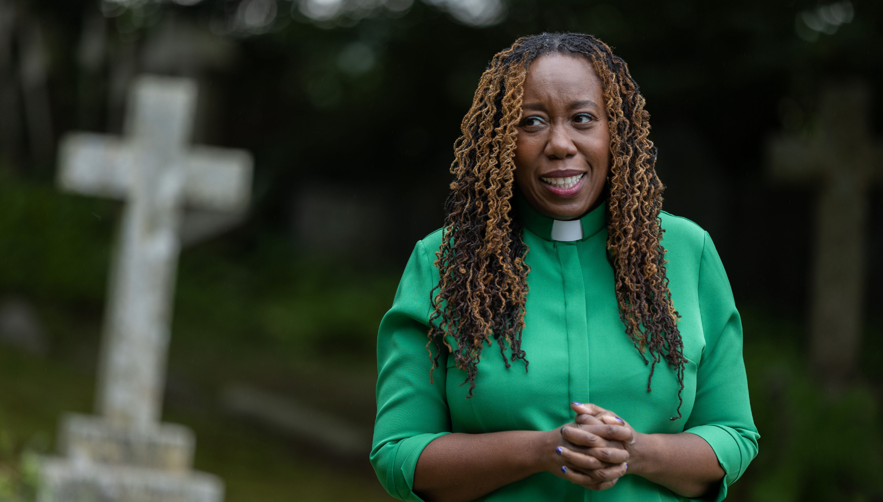 Chizzy Akudolu as Rev Kate Beccles in Beyond Paradise