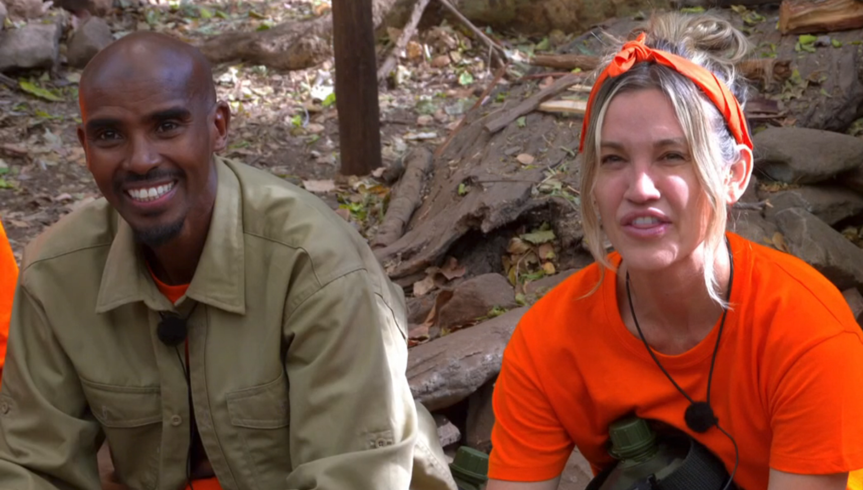 Mo Farah and Ashley Roberts on I'm A Celebrity