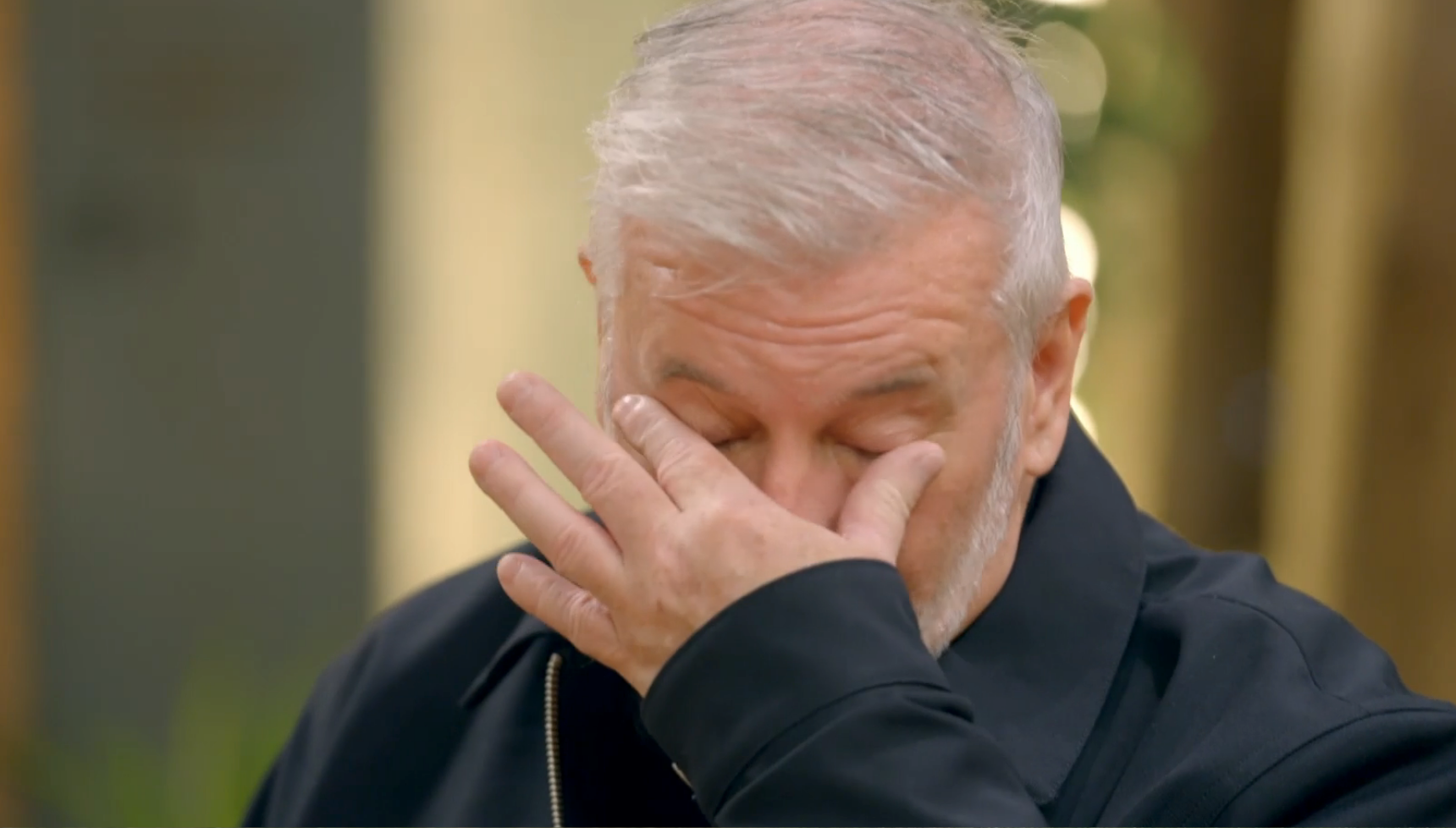 Michael crying on The Repair Shop