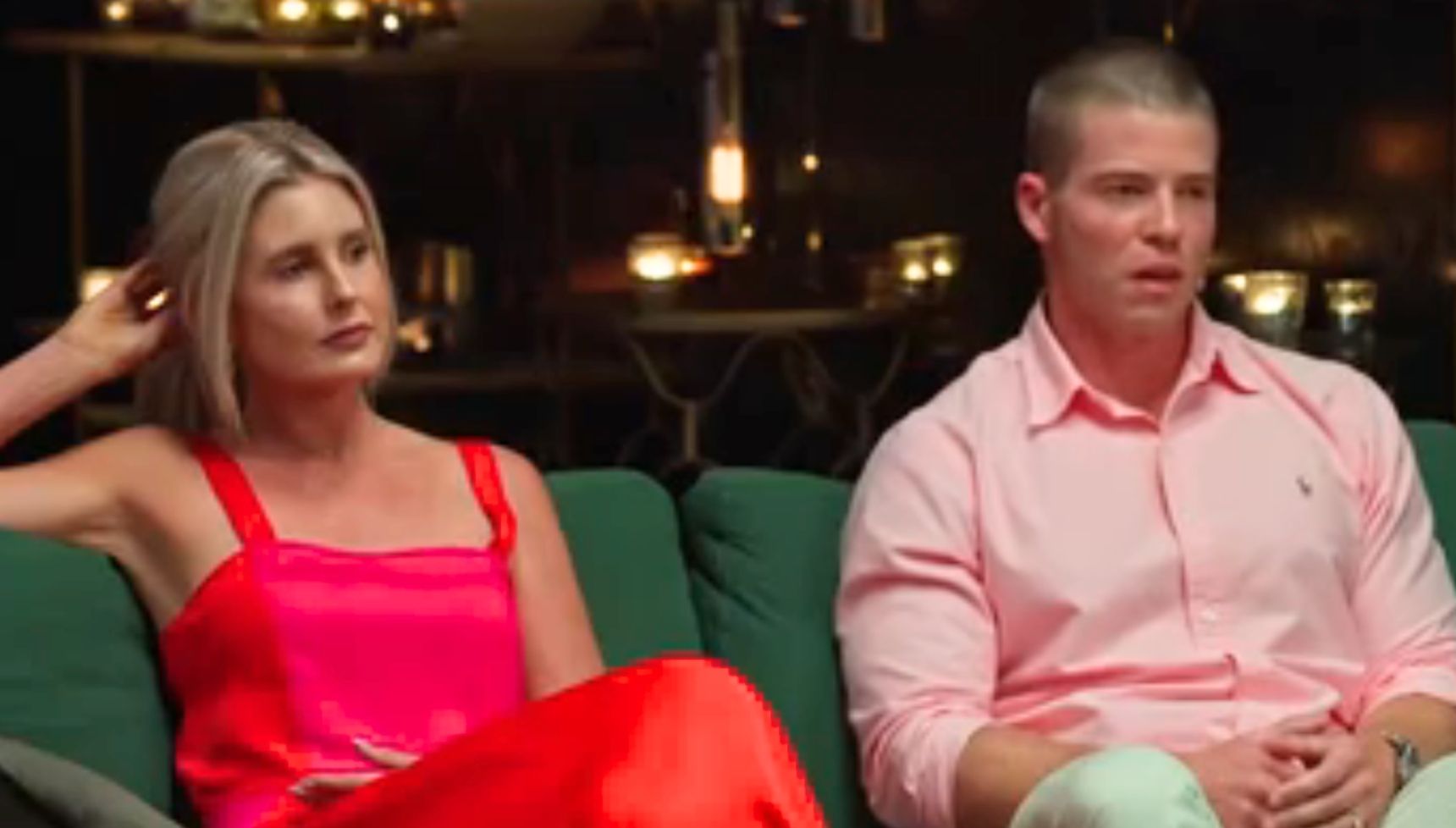 tyson and steph on MAFS Australia couch