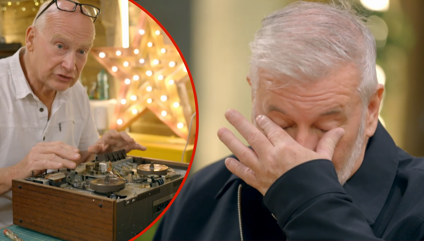 The Repair Shop's Mark Stuckey leaves grieving son in tears as he hears late dad sing again: 'Just mind-blowing'