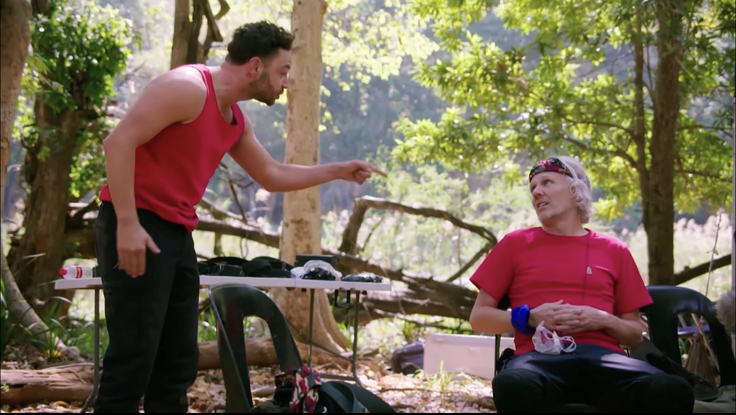 Adam Thomas and Jimmy Bullard on I'm A Celebrity
