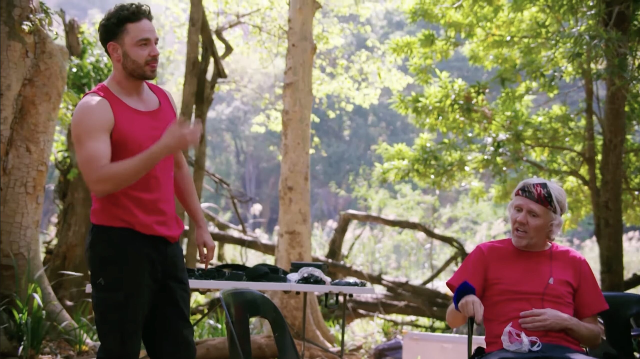 Adam Thomas and Jimmy Bullard on I'm A Celebrity
