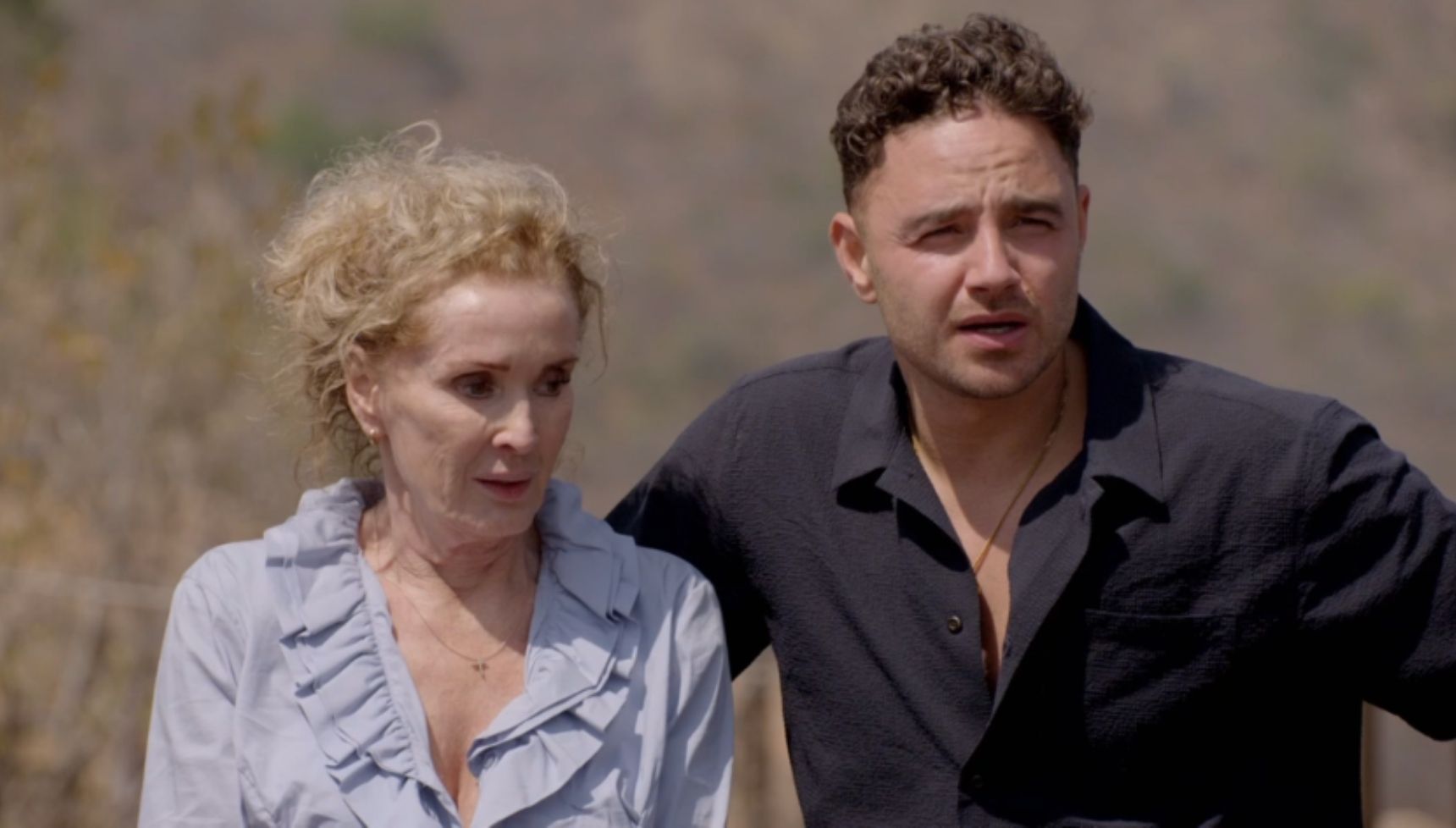 Beverley Callard and Adam Thomas on I'm A Celebrity 