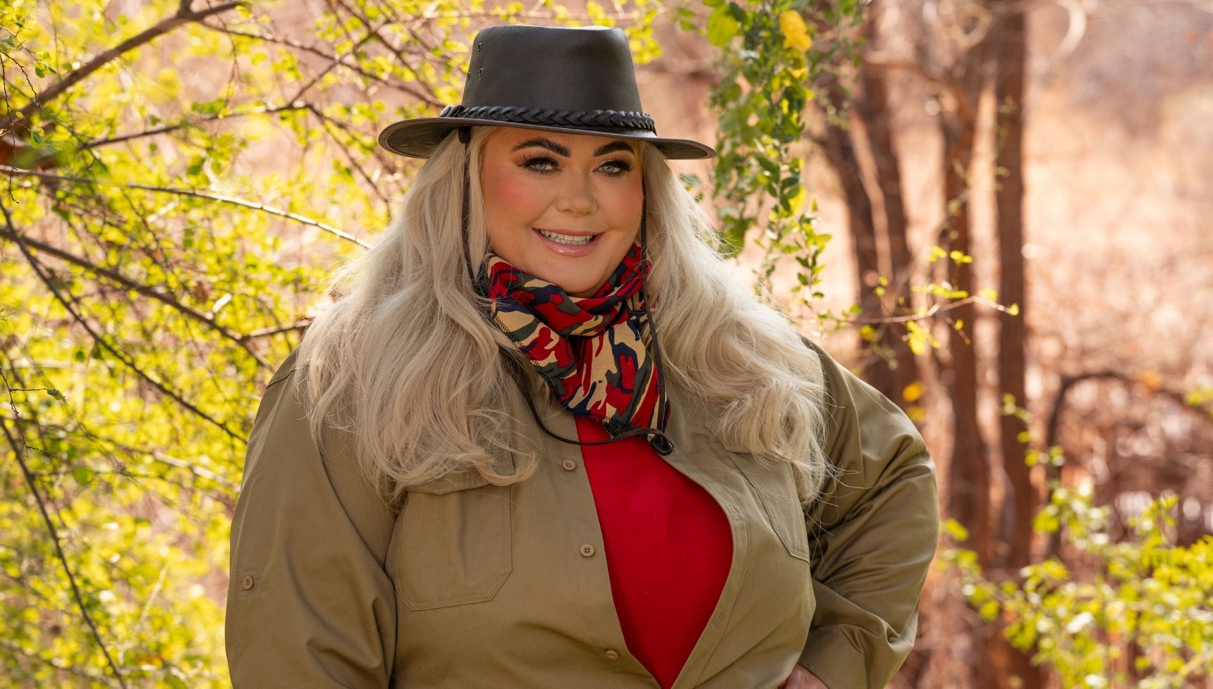 Gemma Collins on I'm A Celebrity promo shoot 