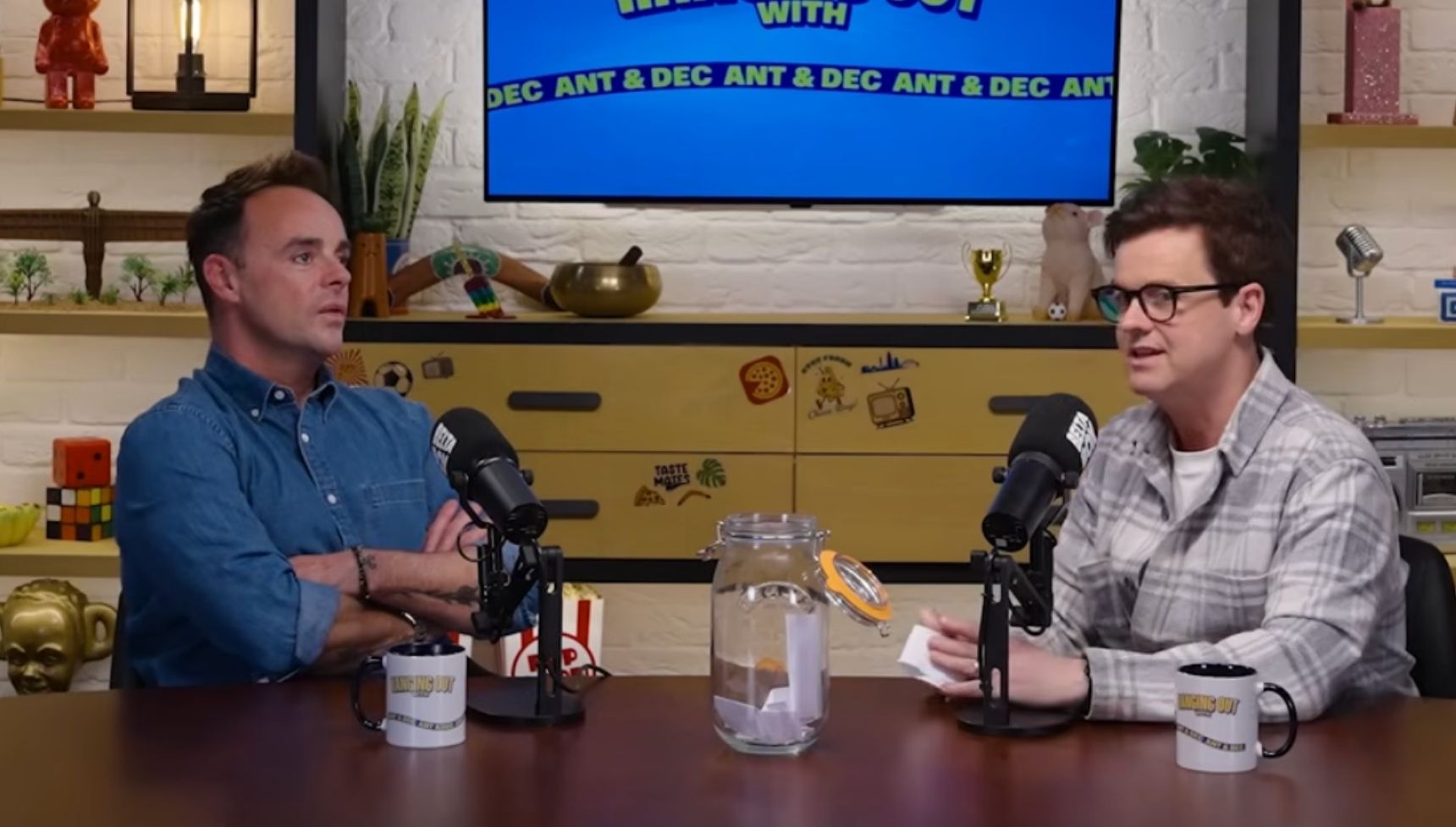 Ant and Dec on their podcast 