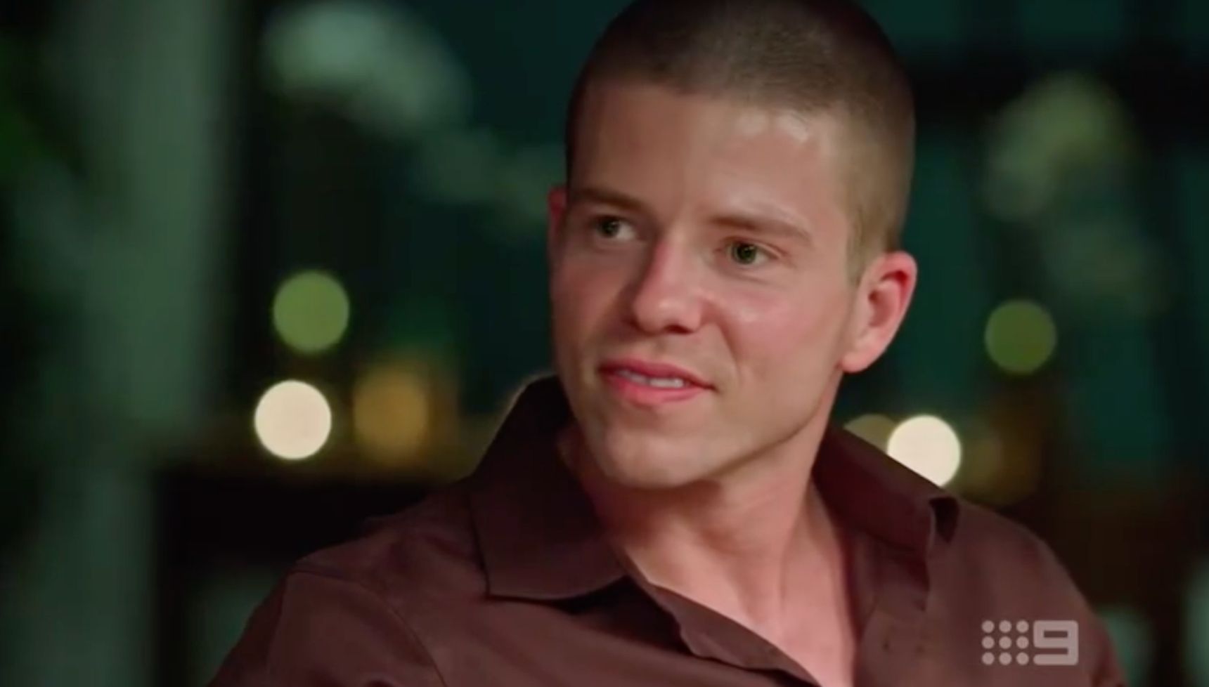 Tyson at the MAFS Australia dinner party 