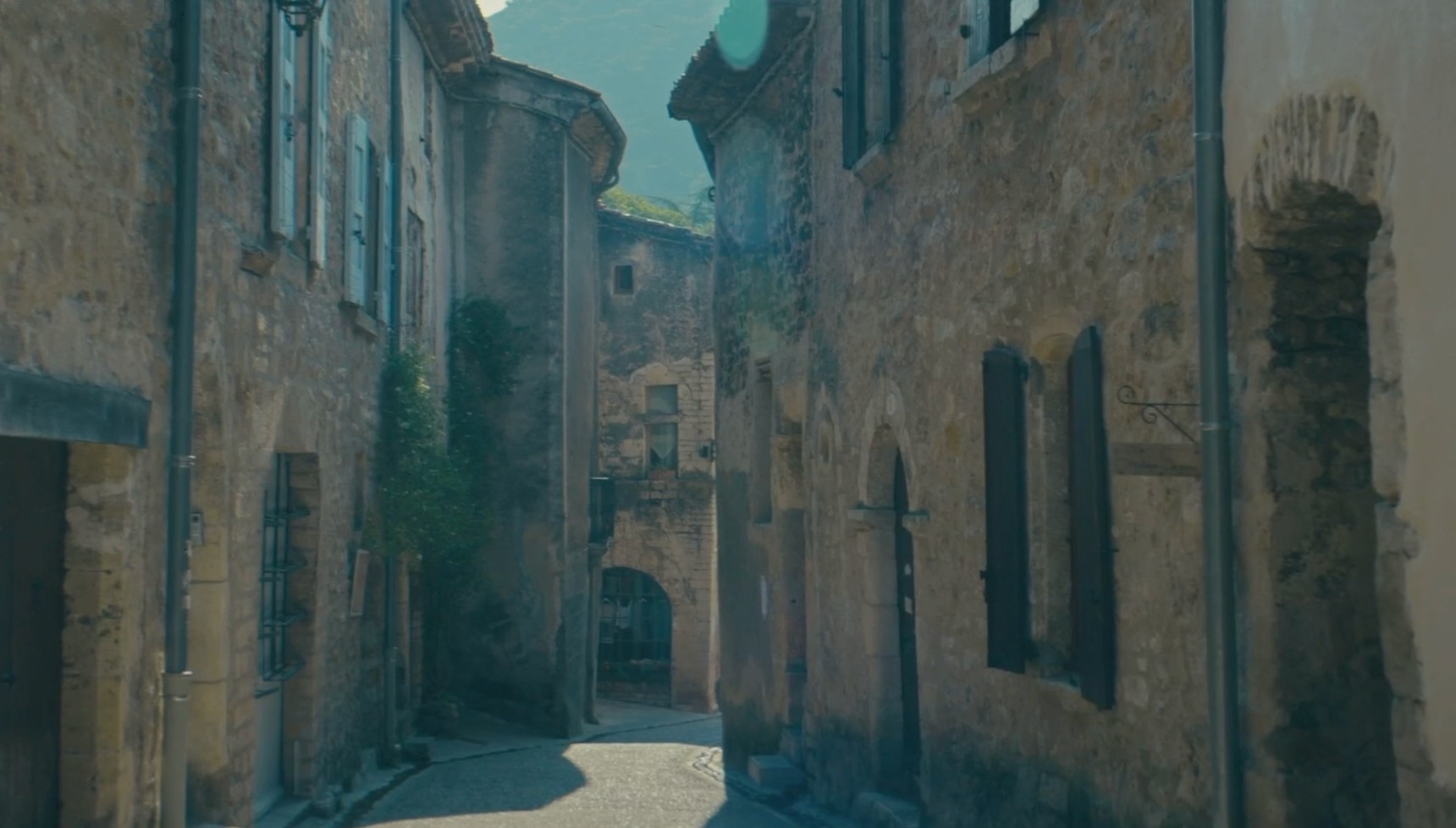 Historic cobbled streets of Montpelier