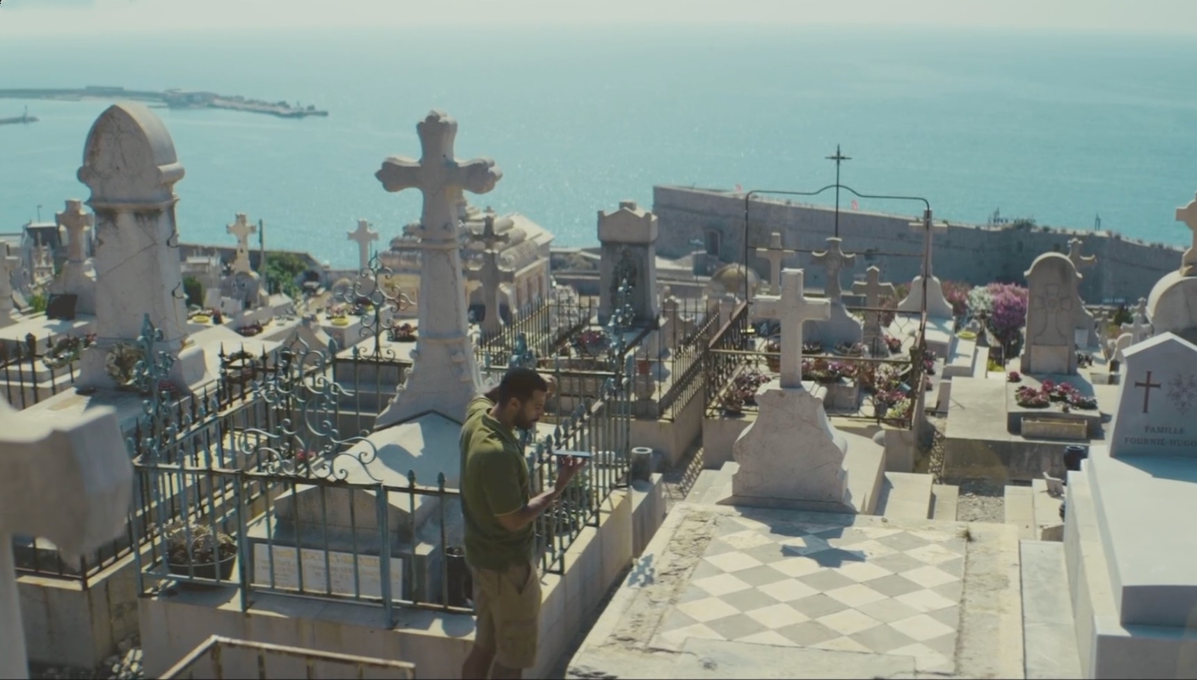 The Cimetière Marin (Marine Cemetery) located in Sète, France.