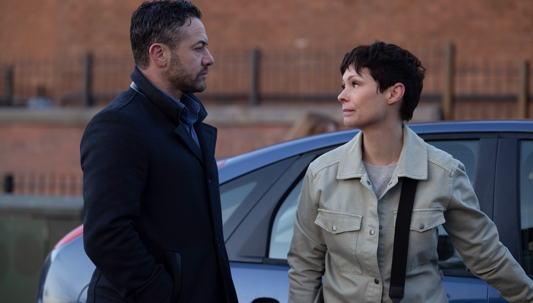 Warren Brown and Myanna Buring in The Responder