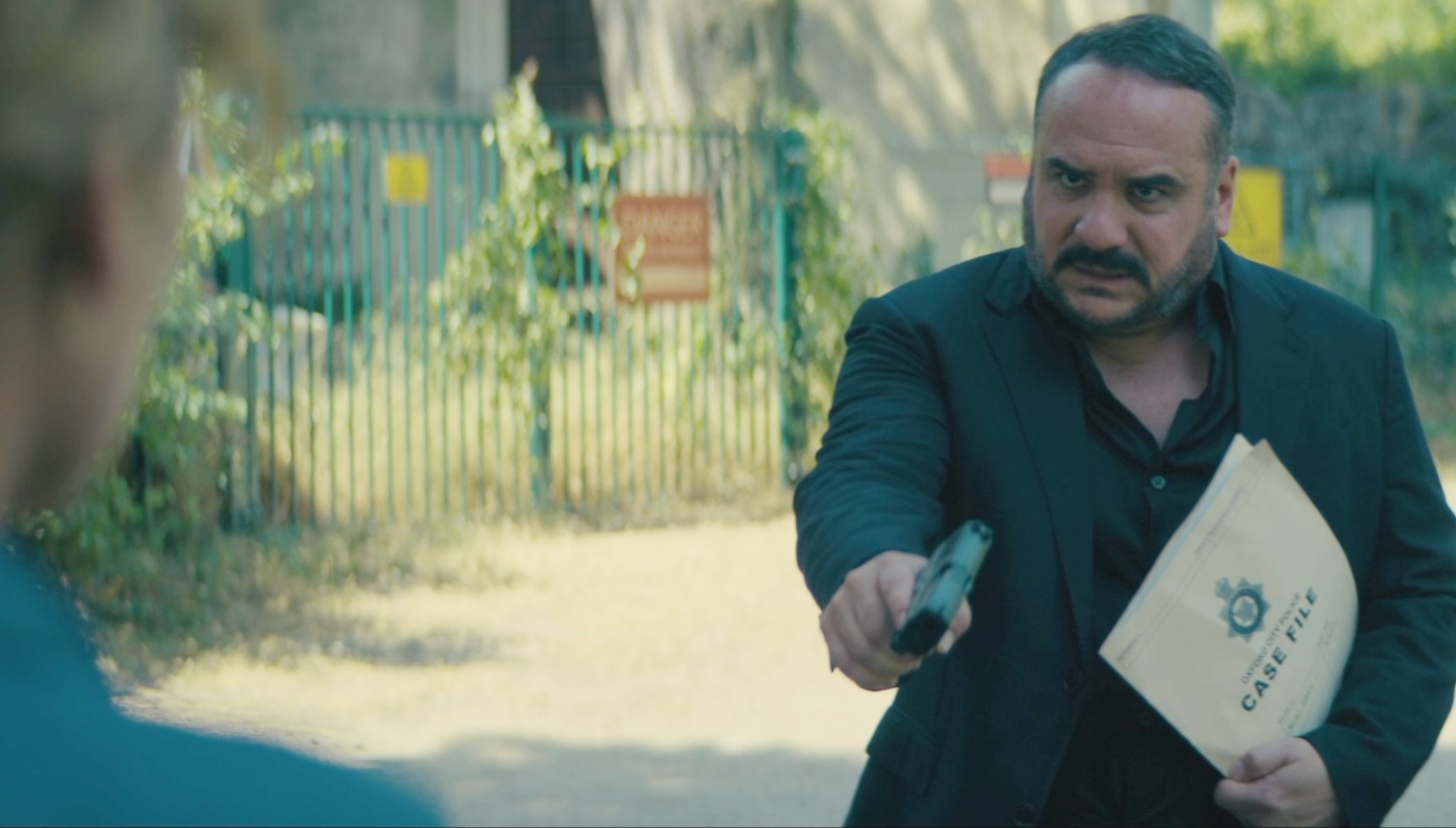 Jerome wields a gun in the Missed Call ending