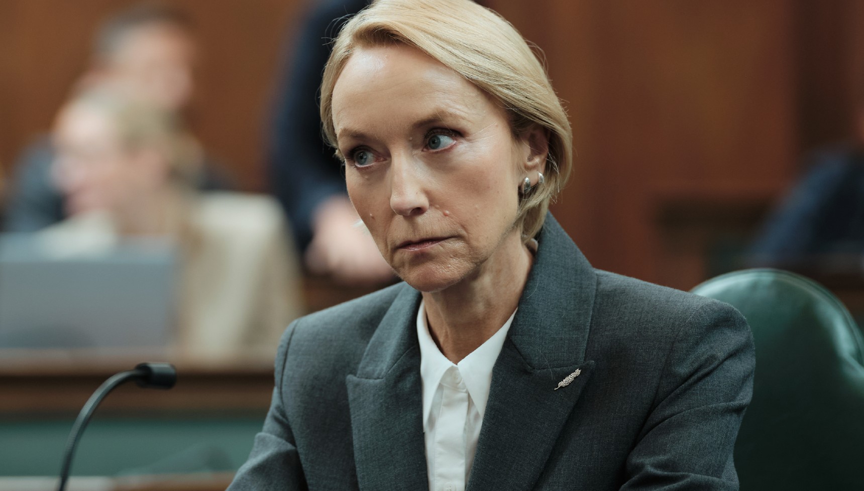 Lia Williams as DSU Gemma Garland in The Capture series 3 ending