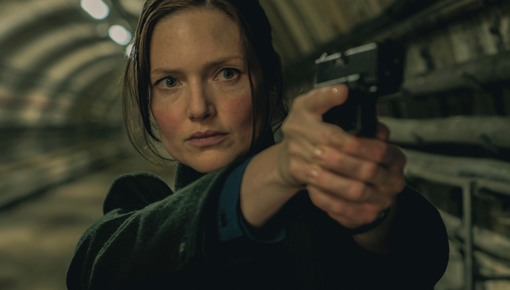 Holliday Grainger as Rachel Carey in The Capture series 3