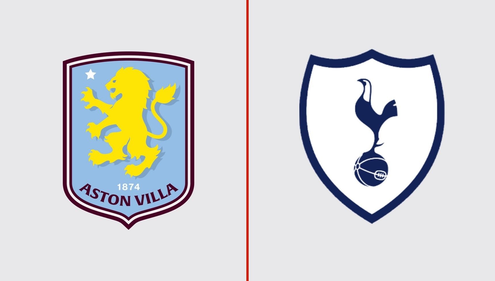 Aston Villa and Tottenham Hotspur's logos