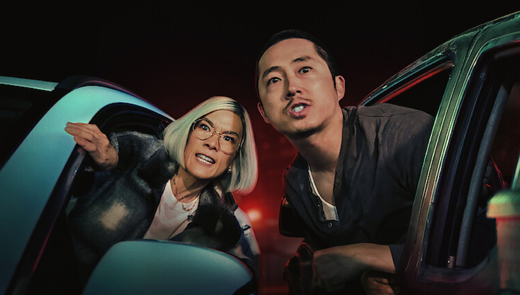 Ali Wong and Steven Yeun in Beef season 1