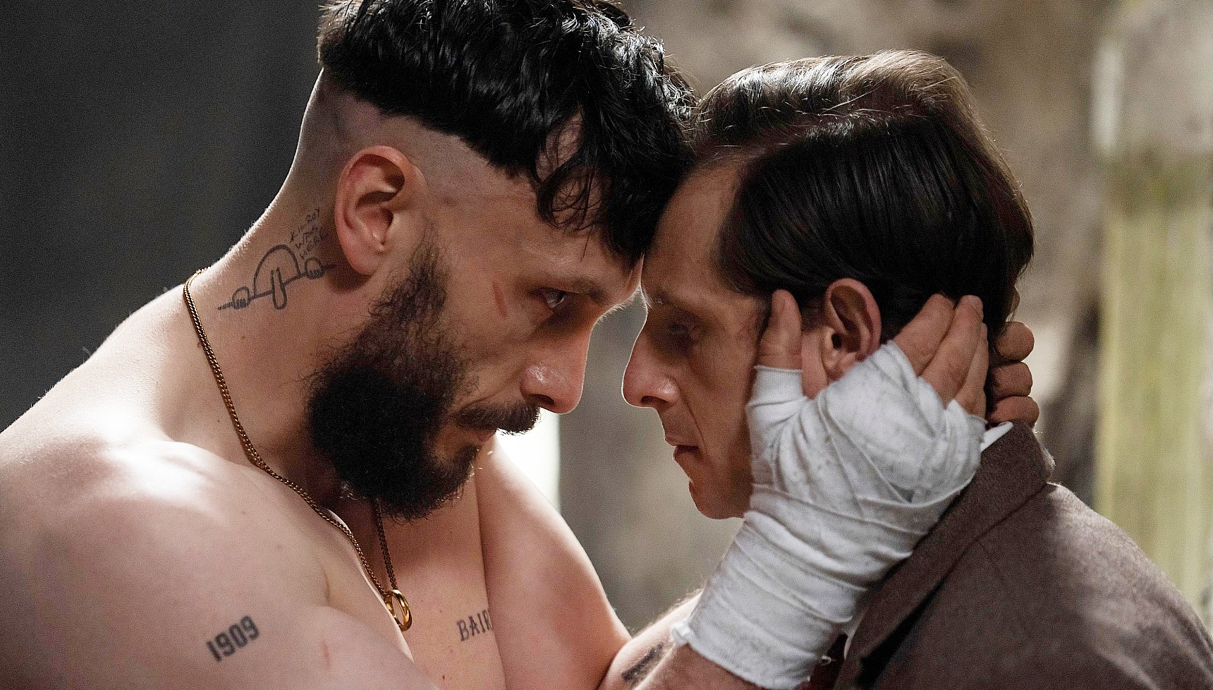 Richard Gadd and Jamie Bell in Half Man