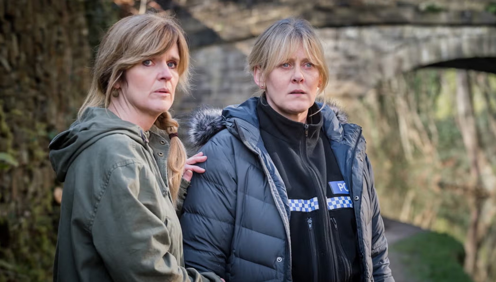 Siobhan Finneran and Sarah Lancashire in Happy Valley