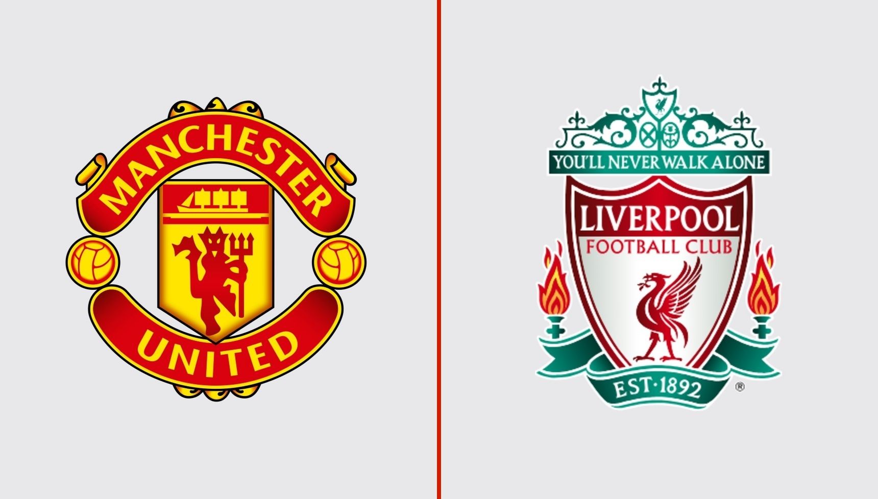 Manchester United and Liverpool logos