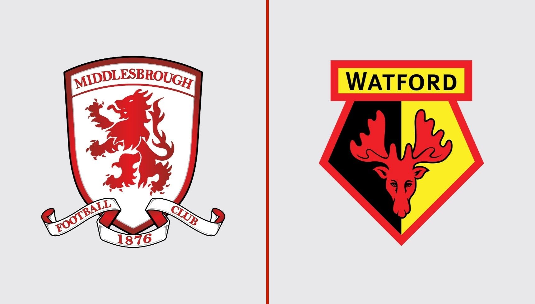 Middlesbrough and Watford's logo